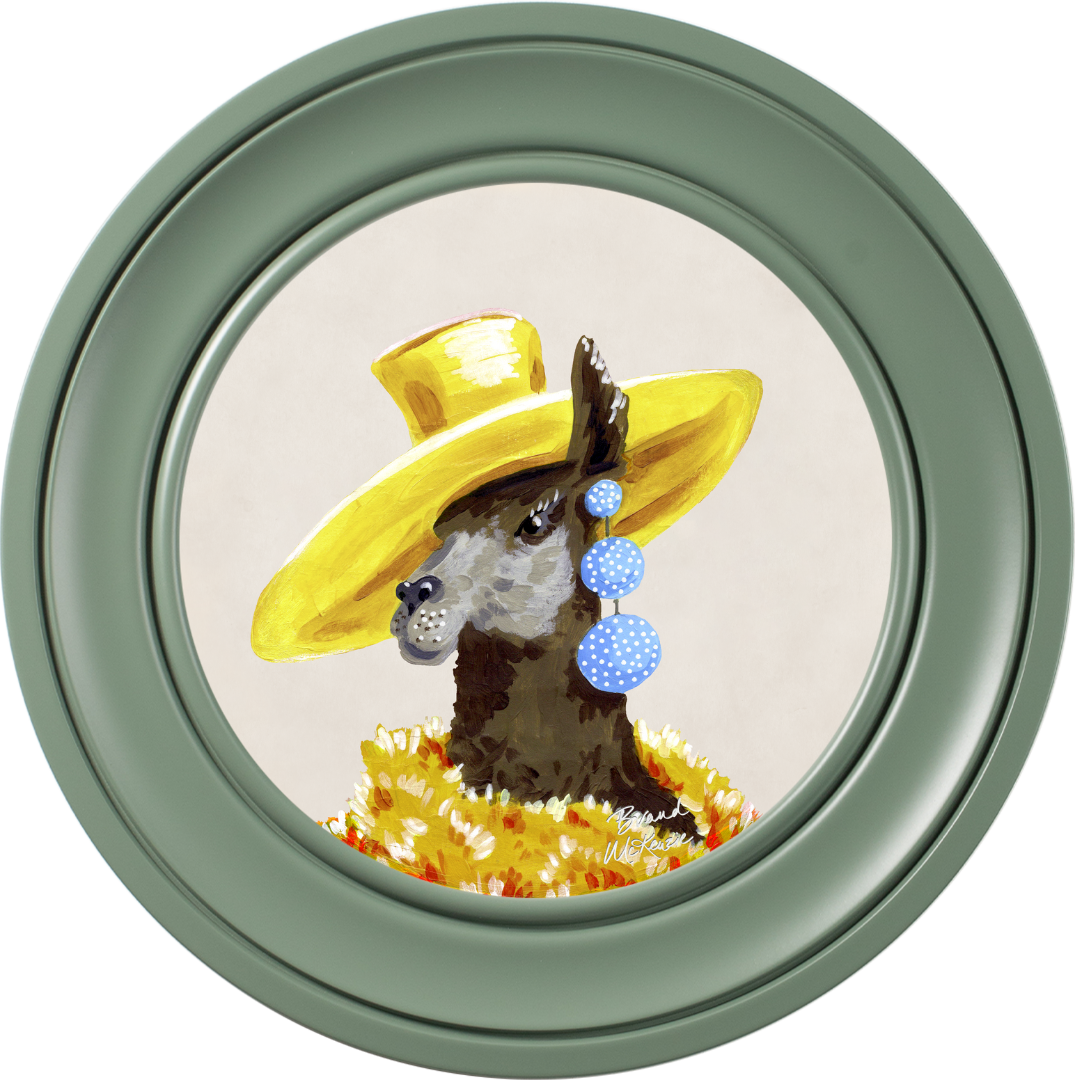 Fine China Lily on Chalk White Framed Art Prints by Brand McKenzie