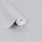 104902 Lux Silver Weave Wallpaper By Graham & Brown