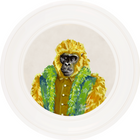 Fine China Gus on Chalk White Framed Art Prints by Brand McKenzie