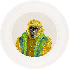 Fine China Gus on Chalk White Framed Art Prints by Brand McKenzie