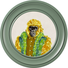 Fine China Gus on Chalk White Framed Art Prints by Brand McKenzie