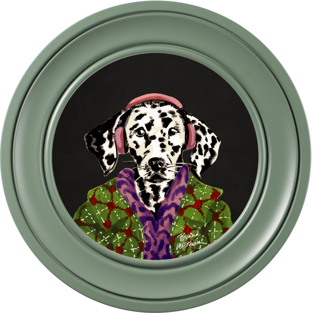 Fine China Dylan on Charcoal Black Framed Art Prints by Brand McKenzie