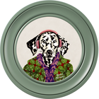 Fine China Dylan on Chalk White Framed Art Prints by Brand McKenzie