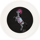 Balancing Act Kiki on Charcoal Black Framed Art Prints by Brand McKenzie