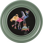 Balancing Act Flamboyance on Charcoal Black Framed Art Prints by Brand McKenzie