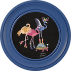 Balancing Act Flamboyance on Charcoal Black Framed Art Prints by Brand McKenzie