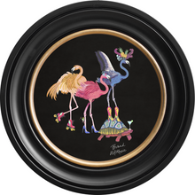 Balancing Act Flamboyance on Charcoal Black Framed Art Prints by Brand McKenzie