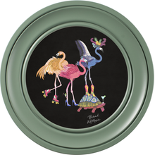 Balancing Act Flamboyance on Charcoal Black Framed Art Prints by Brand McKenzie