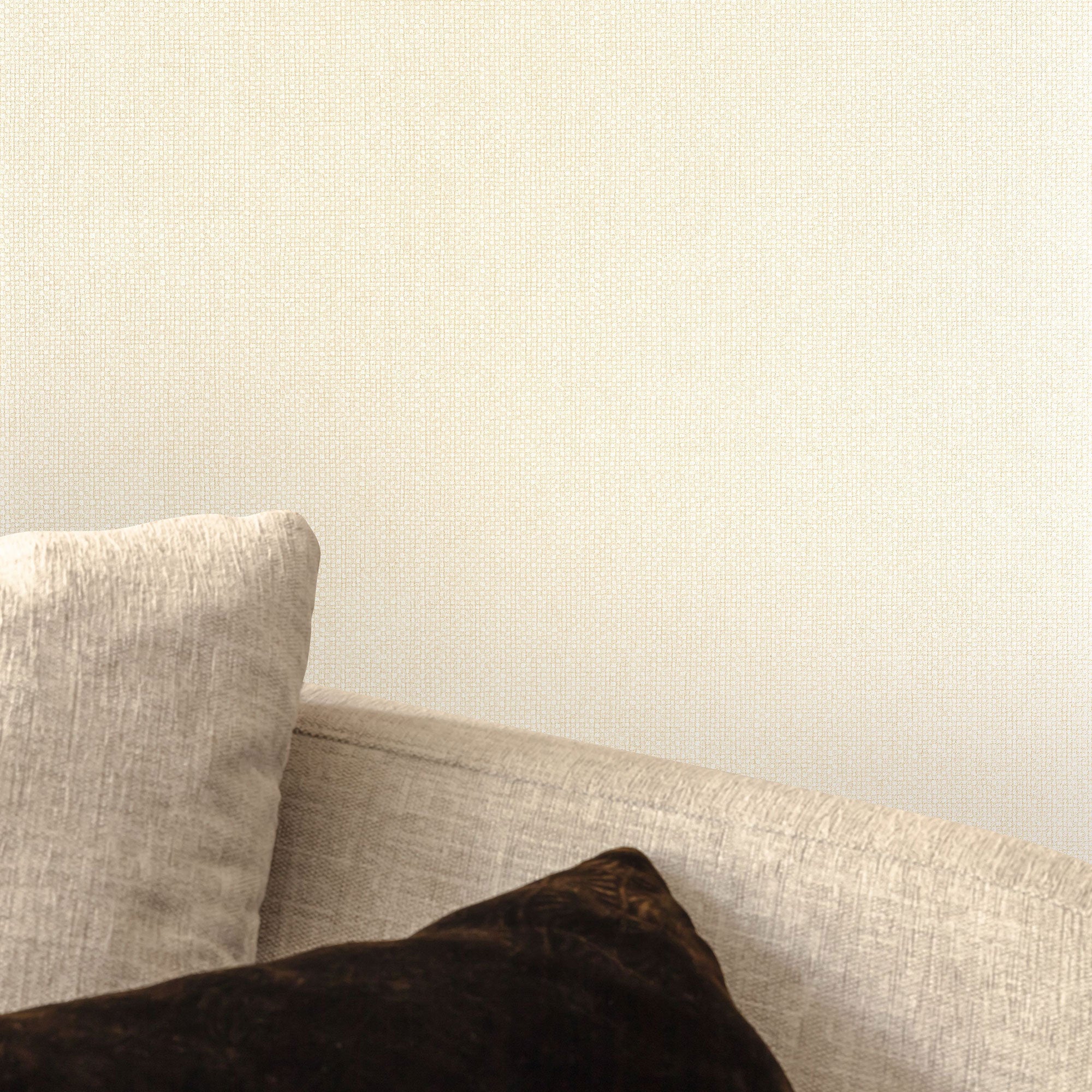 104991300 Uni Mat Camomille Damier Wallpaper by Caselio