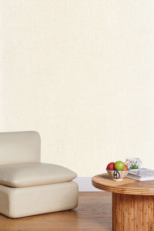 104991800 Uni Mat Ivoire Damier Wallpaper by Caselio