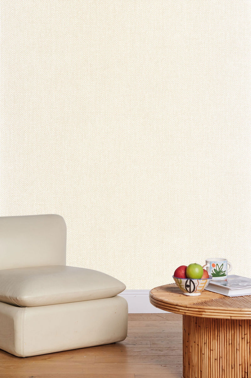 104991800 Uni Mat Ivoire Damier Wallpaper by Caselio