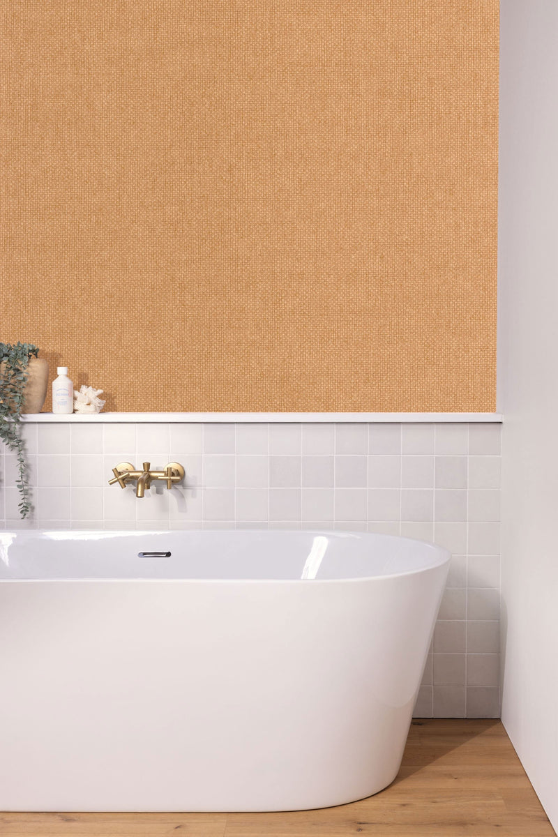 104992328 Uni Mat Cuivre Damier Wallpaper by Caselio