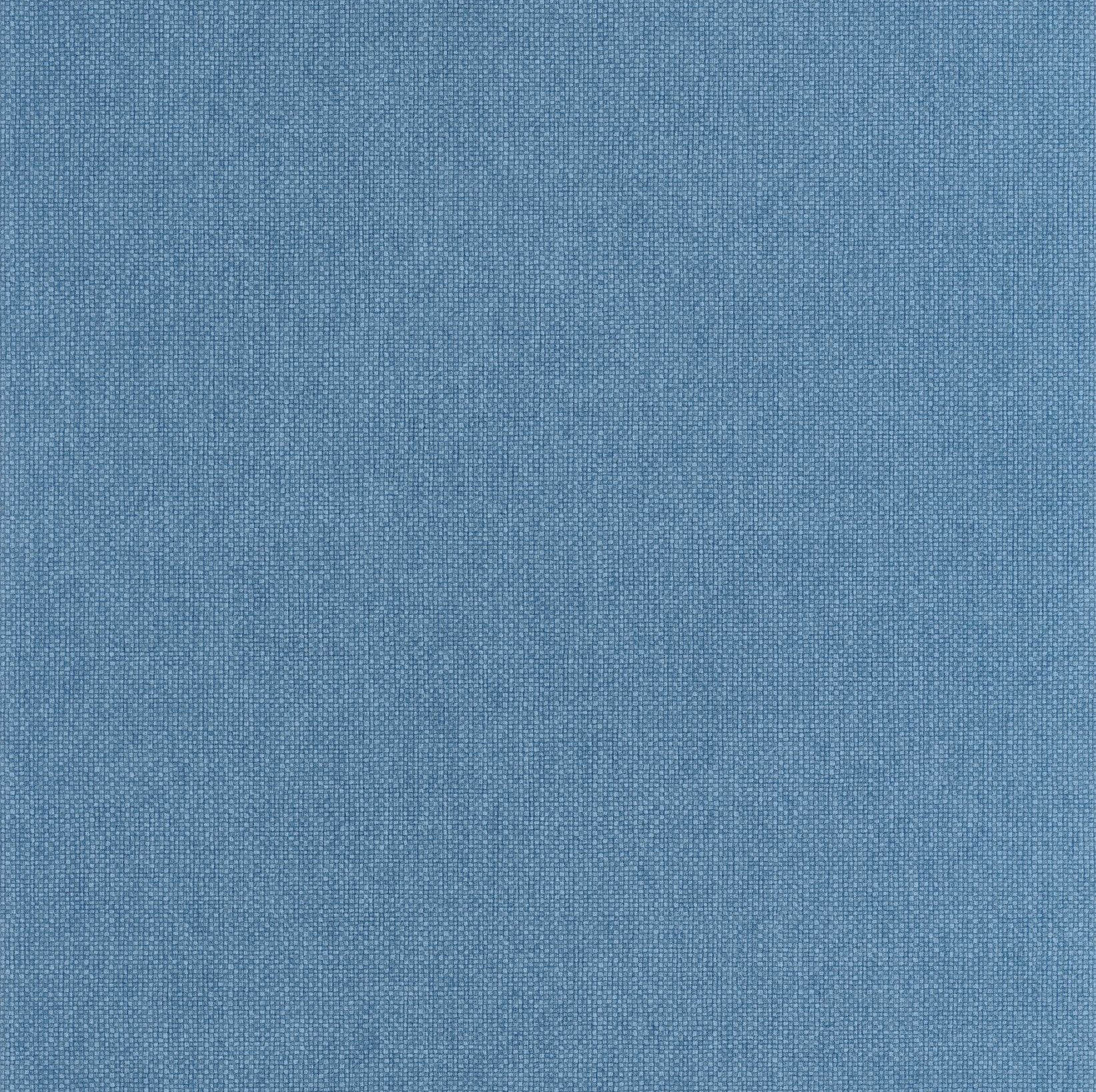 104996366 Uni Mat Bleu Jean Damier Wallpaper by Caselio