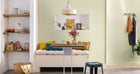 104997250 Uni Mat Vert Lichen Damier Wallpaper by Caselio