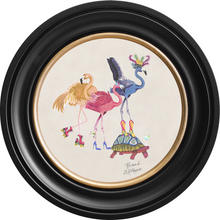 Balancing Act Flamboyance on Chalk White Framed Art Prints by Brand McKenzie