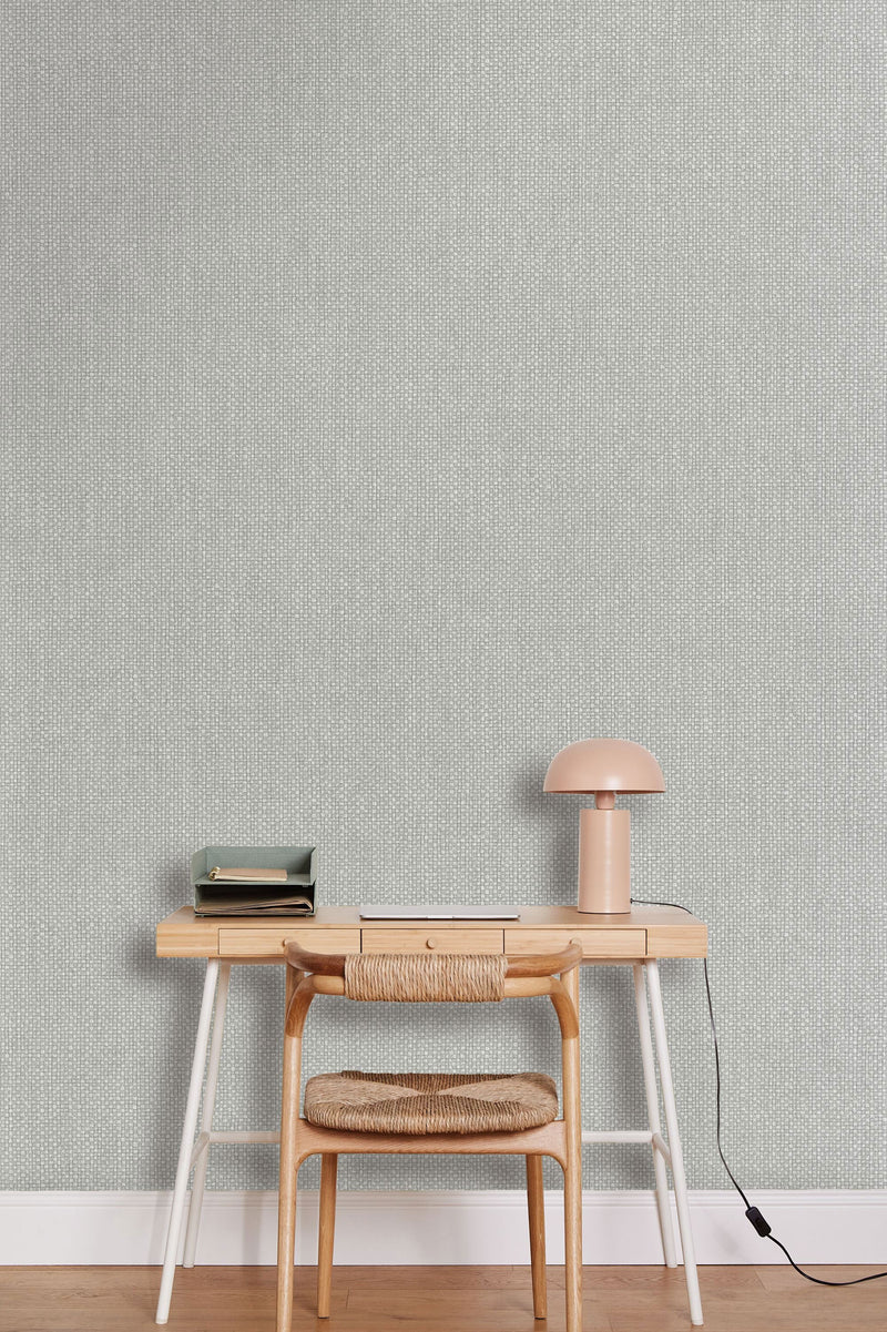 104999120 Uni Mat Gris Alpaga Damier Wallpaper by Caselio
