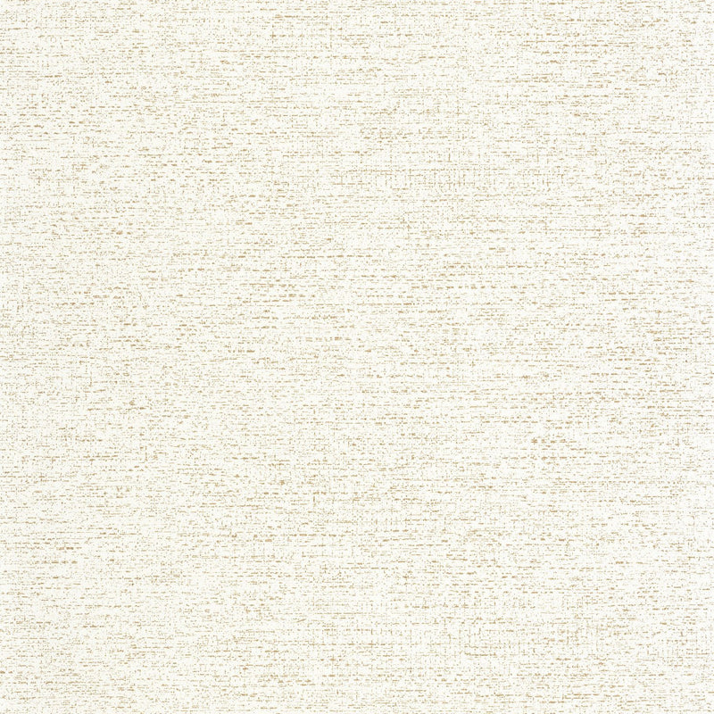 105000010 Uni Metallise Blanc Dore Damier Wallpaper by Caselio