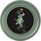 Balancing Act Elliot on Charcoal Black Framed Art Prints by Brand McKenzie