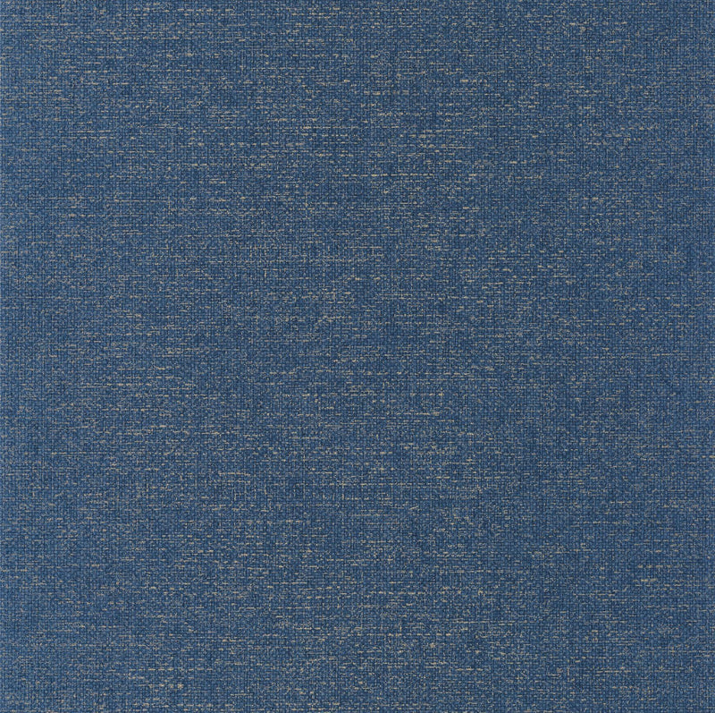 105009120 Uni Metallise Noir Dore Damier Wallpaper by Caselio