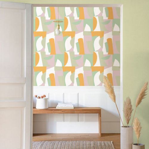 OTLS105017500 Figures Outlines Wallpaper by Caselio