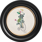 Balancing Act Elliot on Chalk White Framed Art Prints by Brand McKenzie