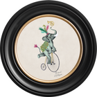 Balancing Act Elliot on Chalk White Framed Art Prints by Brand McKenzie
