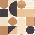 Limit Noir Camel Outlines Wallpaper by Caselio