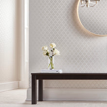 105125 Trelliage Bead Pearl Wallpaper by Graham and Brown