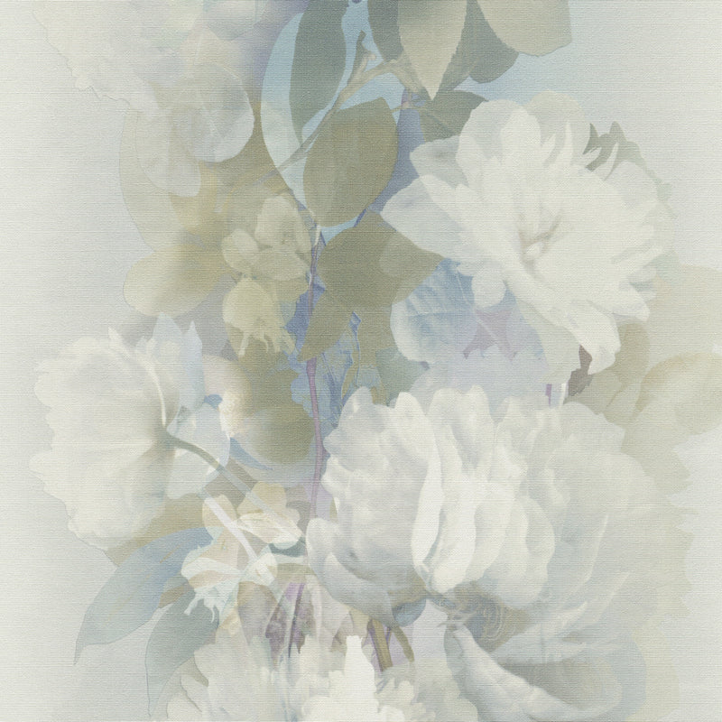10513-08 Aurora Floral Blue Wallpaper by Erismann