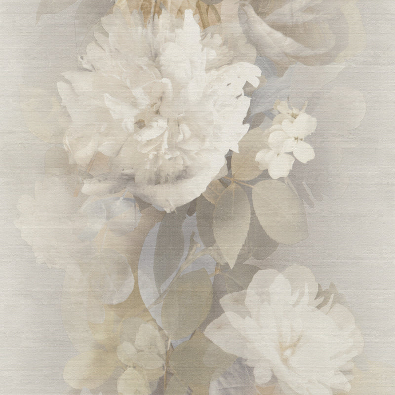 10513-37 Aurora Floral Taupe Wallpaper by Erismann