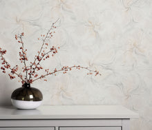 10514-02 Aurora Floral Beige Wallpaper by Erismann