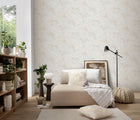 10514-02 Aurora Floral Beige Wallpaper by Erismann