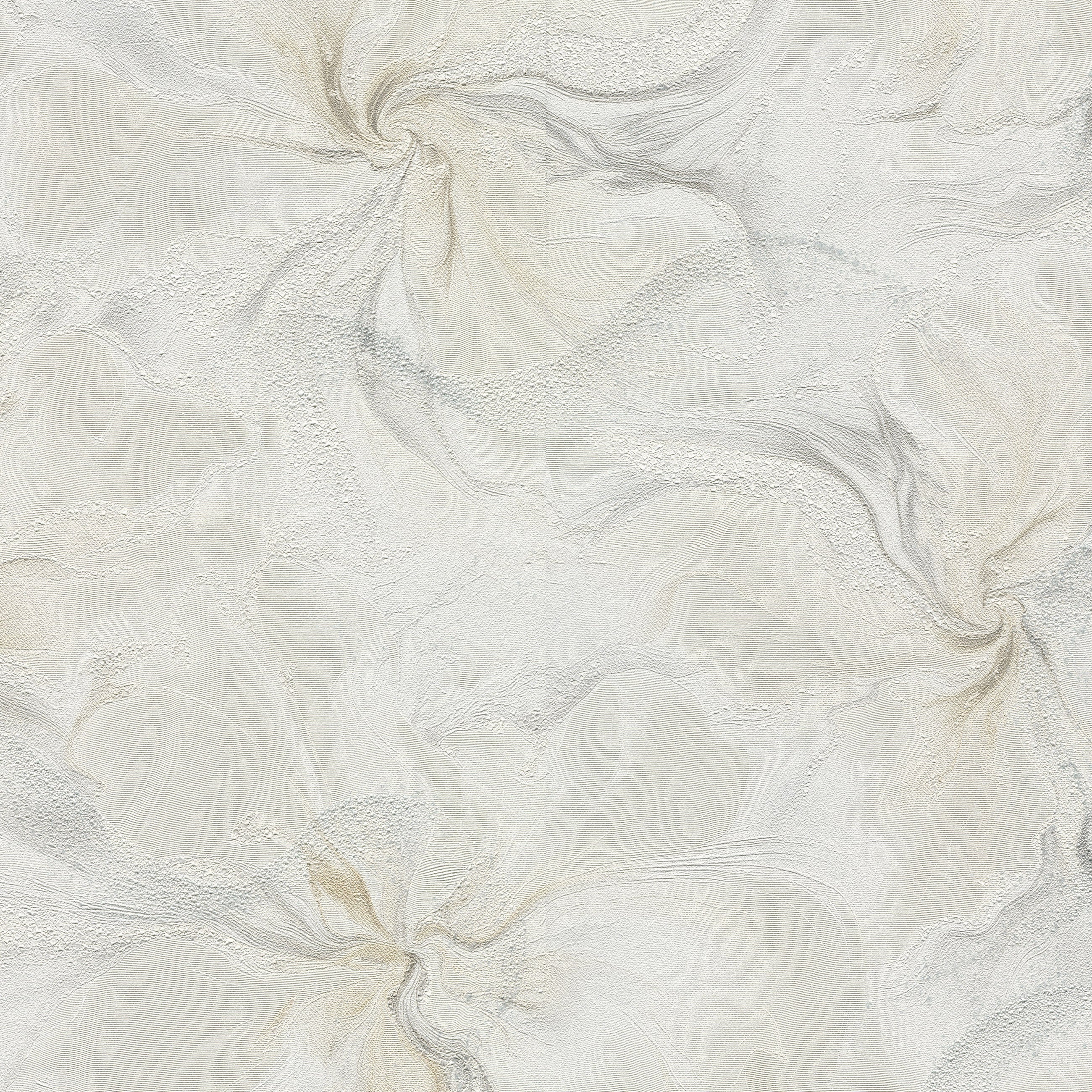 10514-02 Aurora Floral Beige Wallpaper by Erismann