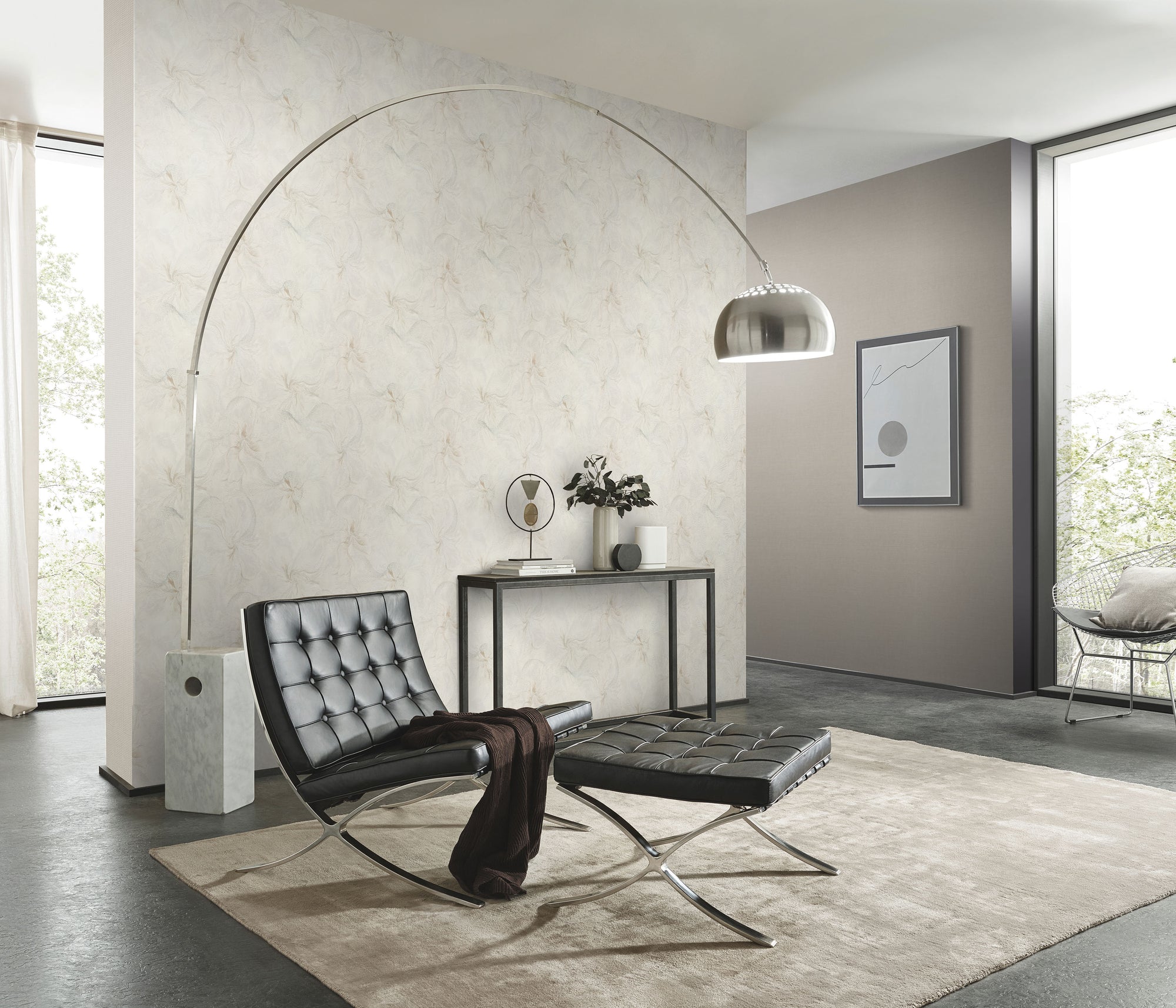 10514-14 Aurora Floral Cream Wallpaper by Erismann
