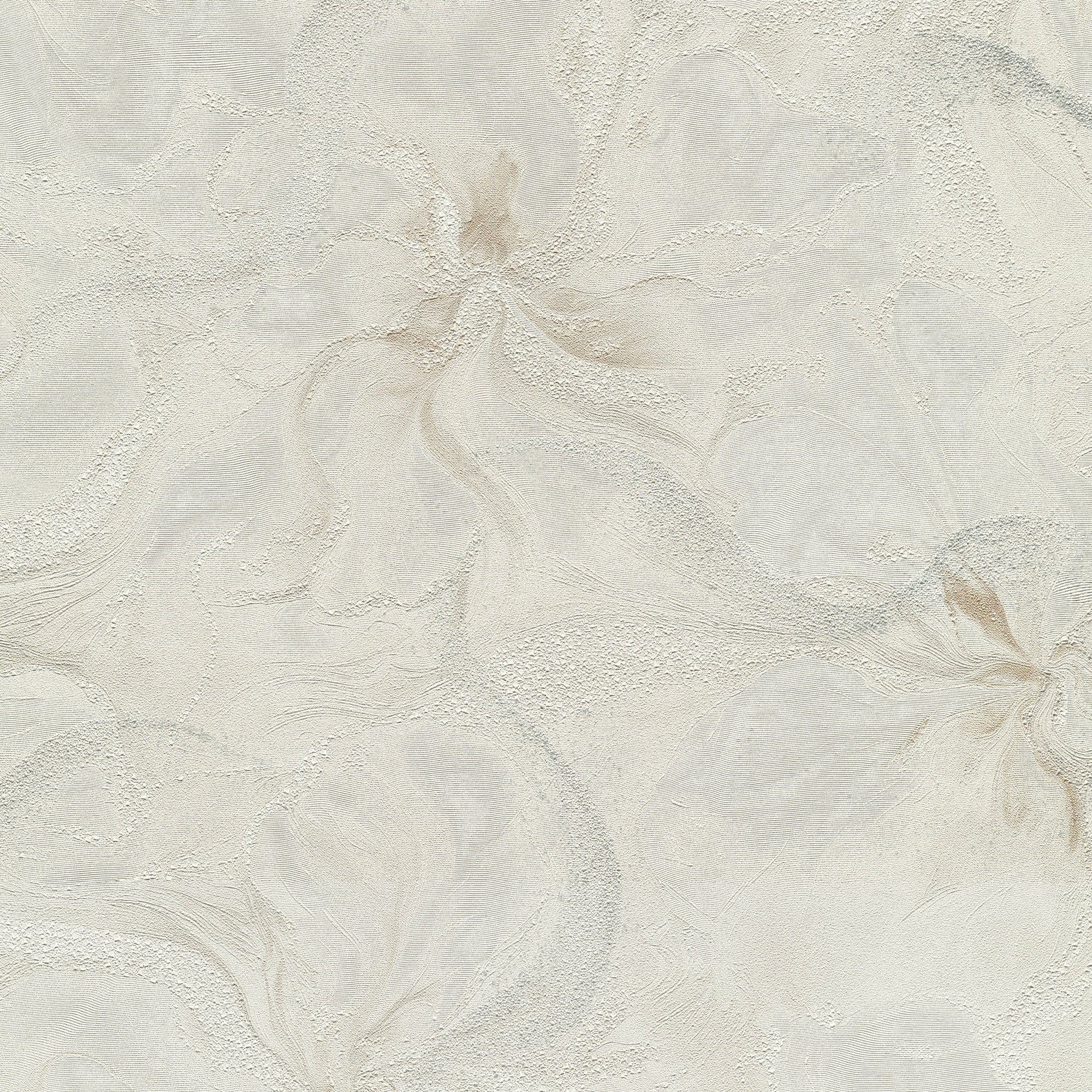 10514-14 Aurora Floral Cream Wallpaper by Erismann