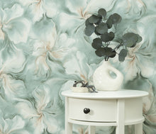 10514-18 Aurora Floral Turquoise Wallpaper by Erismann