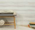 Aurora Stripe Pink Wallpaper by Erismann