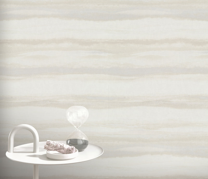 10515-38 Aurora Stripe Light Taupe Wallpaper by Erismann