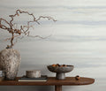 Aurora Stripe Light Blue Wallpaper by Erismann