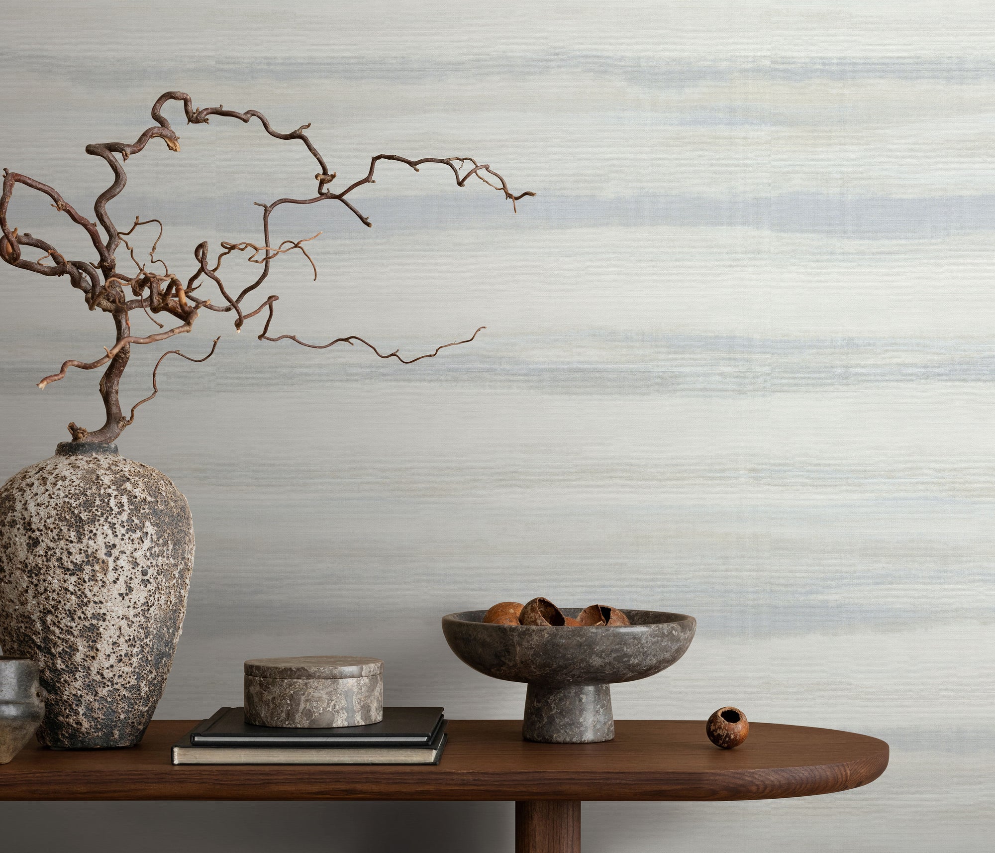 10515-43 Aurora Stripe Light Blue Wallpaper by Erismann