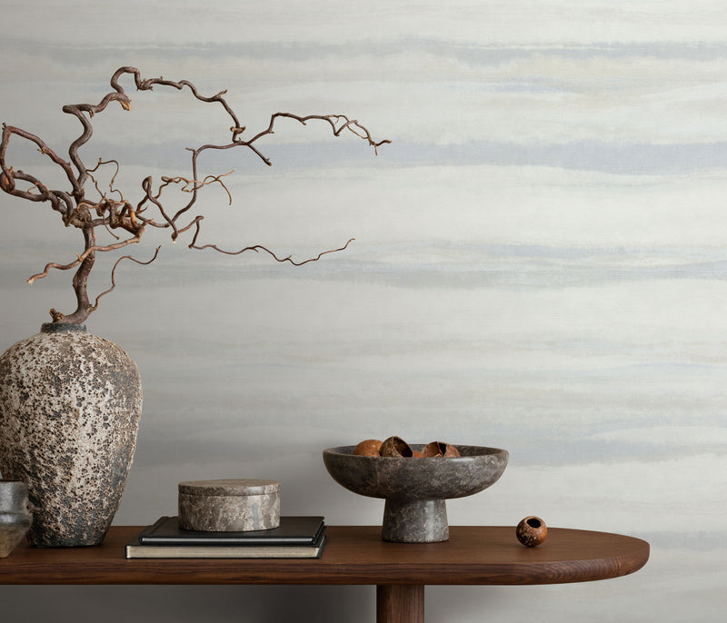 10515-43 Aurora Stripe Light Blue Wallpaper by Erismann