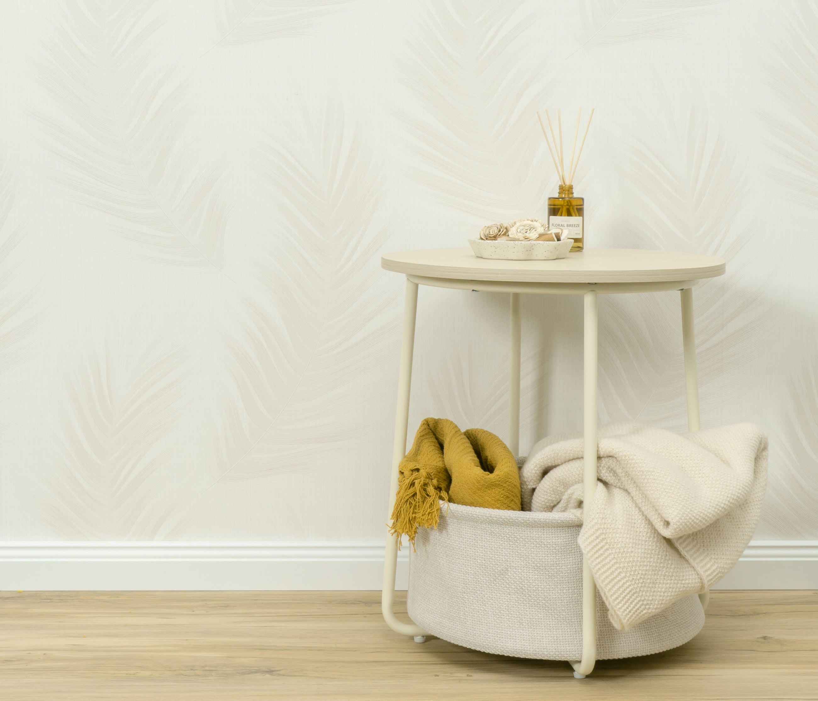 10516-02 Aurora Feather Beige Wallpaper by Erismann