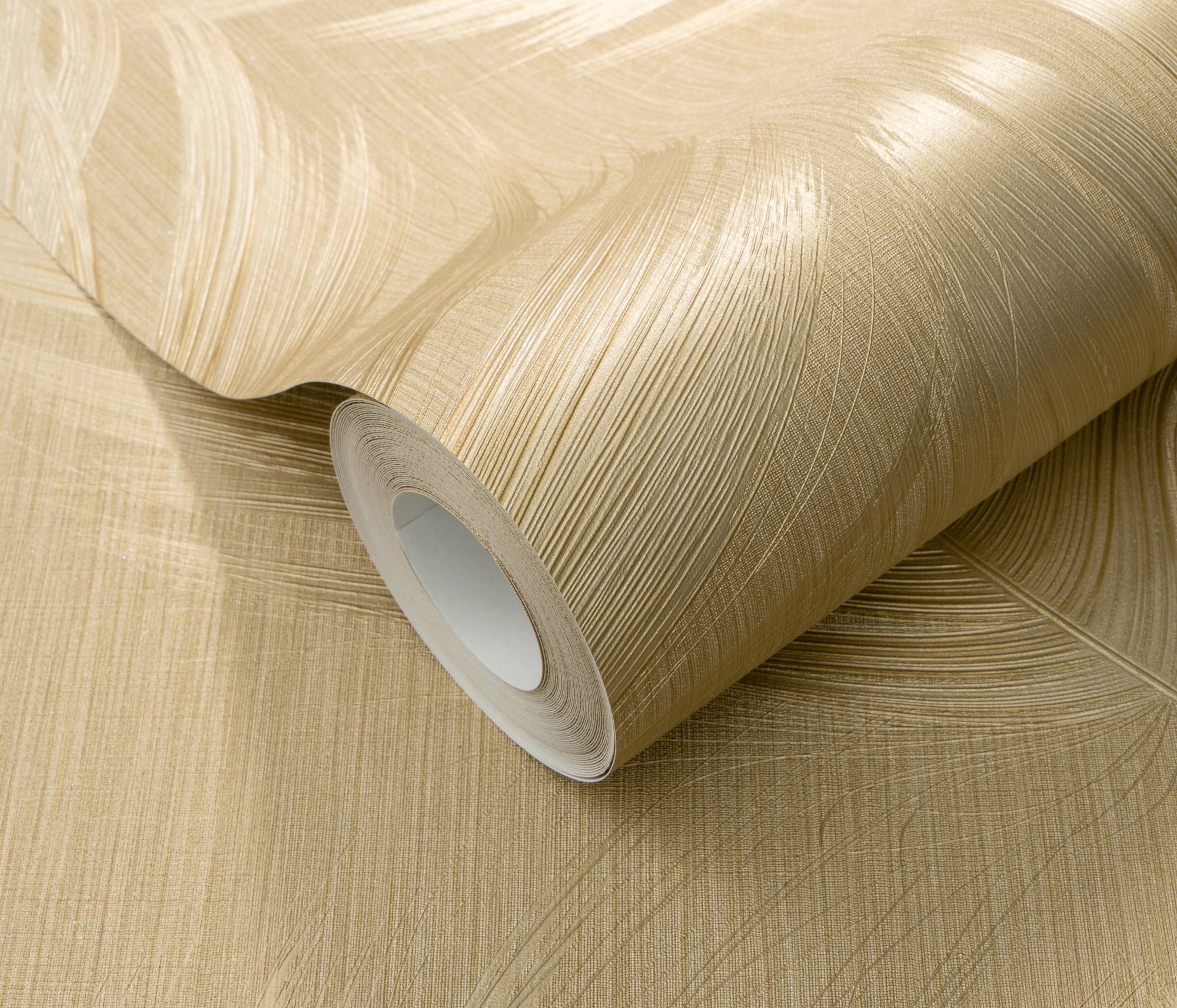 10516-30 Aurora Feather Gold Wallpaper by Erismann