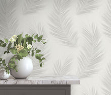 10516-31 Aurora Feather Light Grey Wallpaper by Erismann