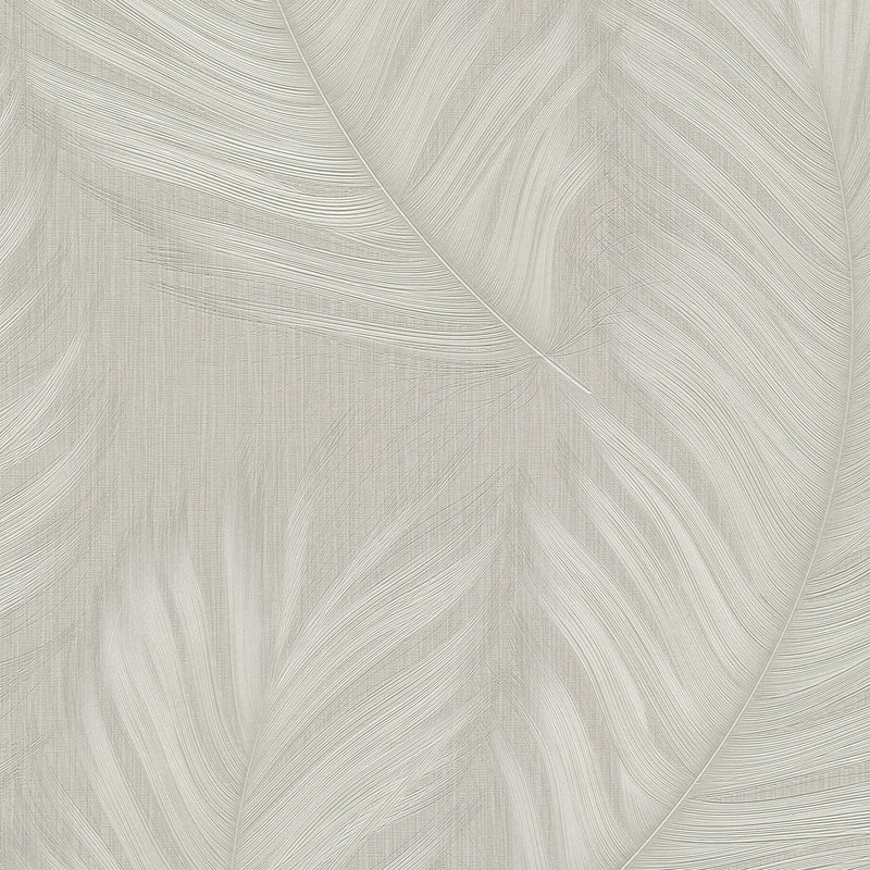 10516-37 Aurora Feather Taupe Wallpaper by Erismann