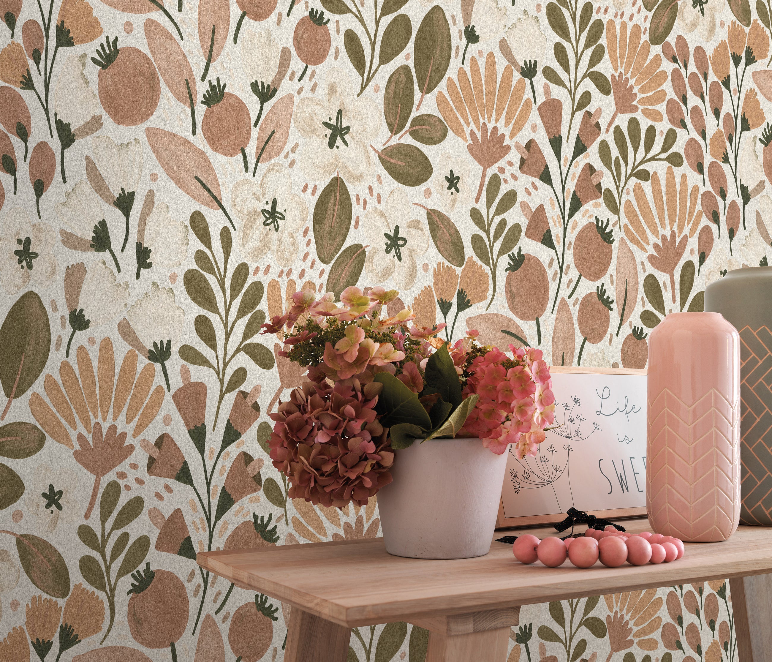 10518-11 La Terrasse Jardin Poetique  Wallpaper by Erismann