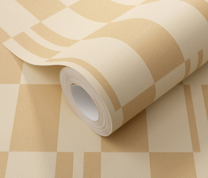 10520-04 La Terrasse Rayure Soleil  Wallpaper by Erismann