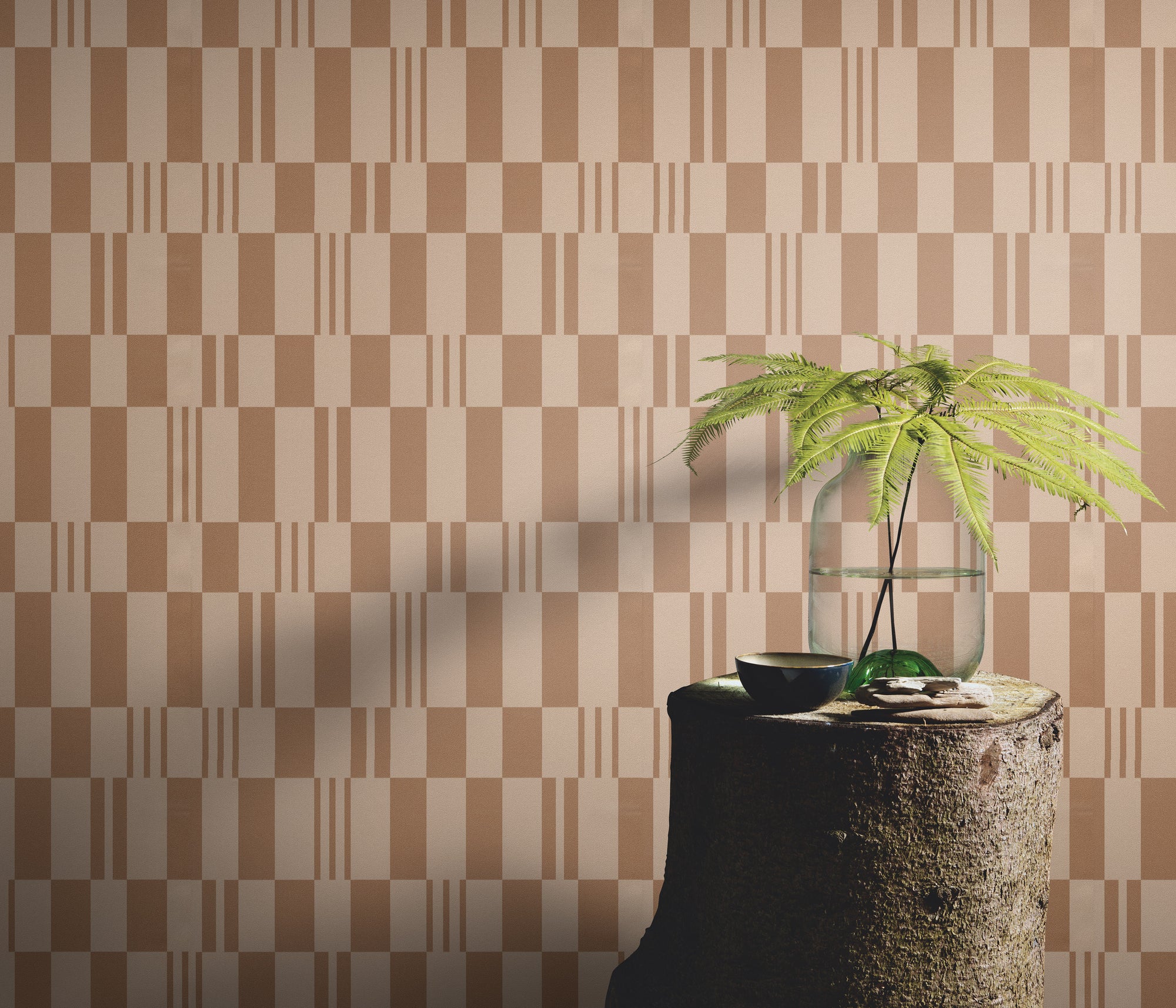 10520-11 La Terrasse Rayure Soleil  Wallpaper by Erismann