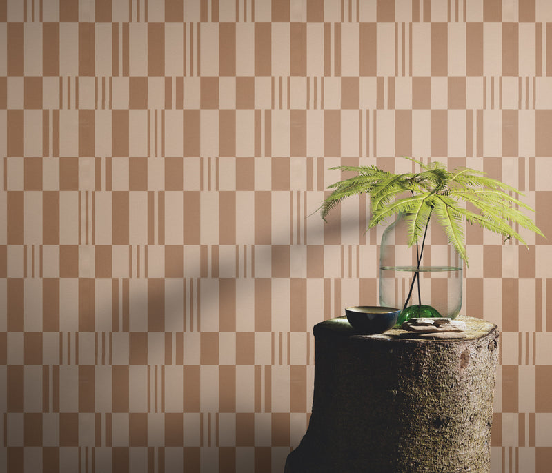 10520-11 La Terrasse Rayure Soleil  Wallpaper by Erismann