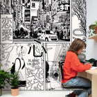 Manga World Pimp My Wall Wallpanel By Caselio